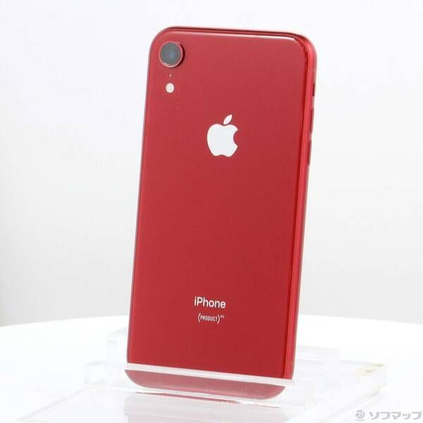 〔 〕iPhoneXR 128GB プロダクトレッド MT0N2J A SIMフリー 258