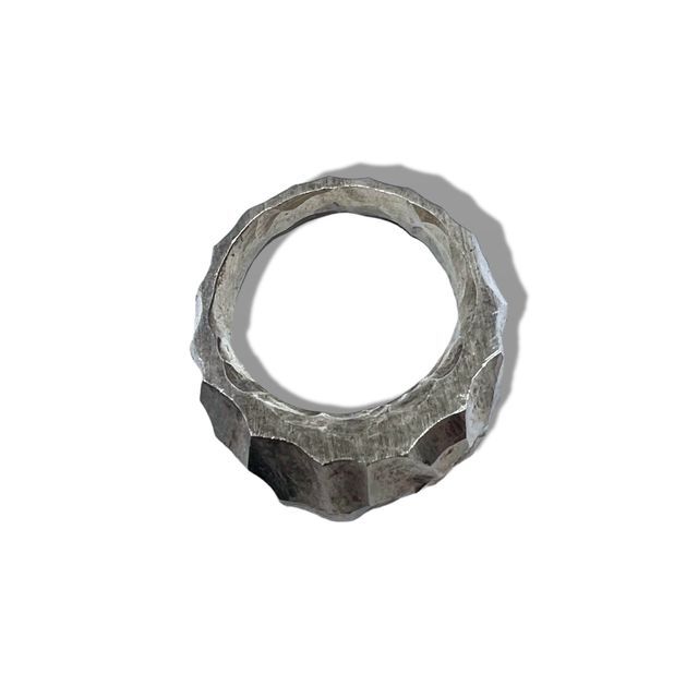 ALL BLUES シルバー リング 指輪 12号 CARVED SILVER TIRE RING NARROW 