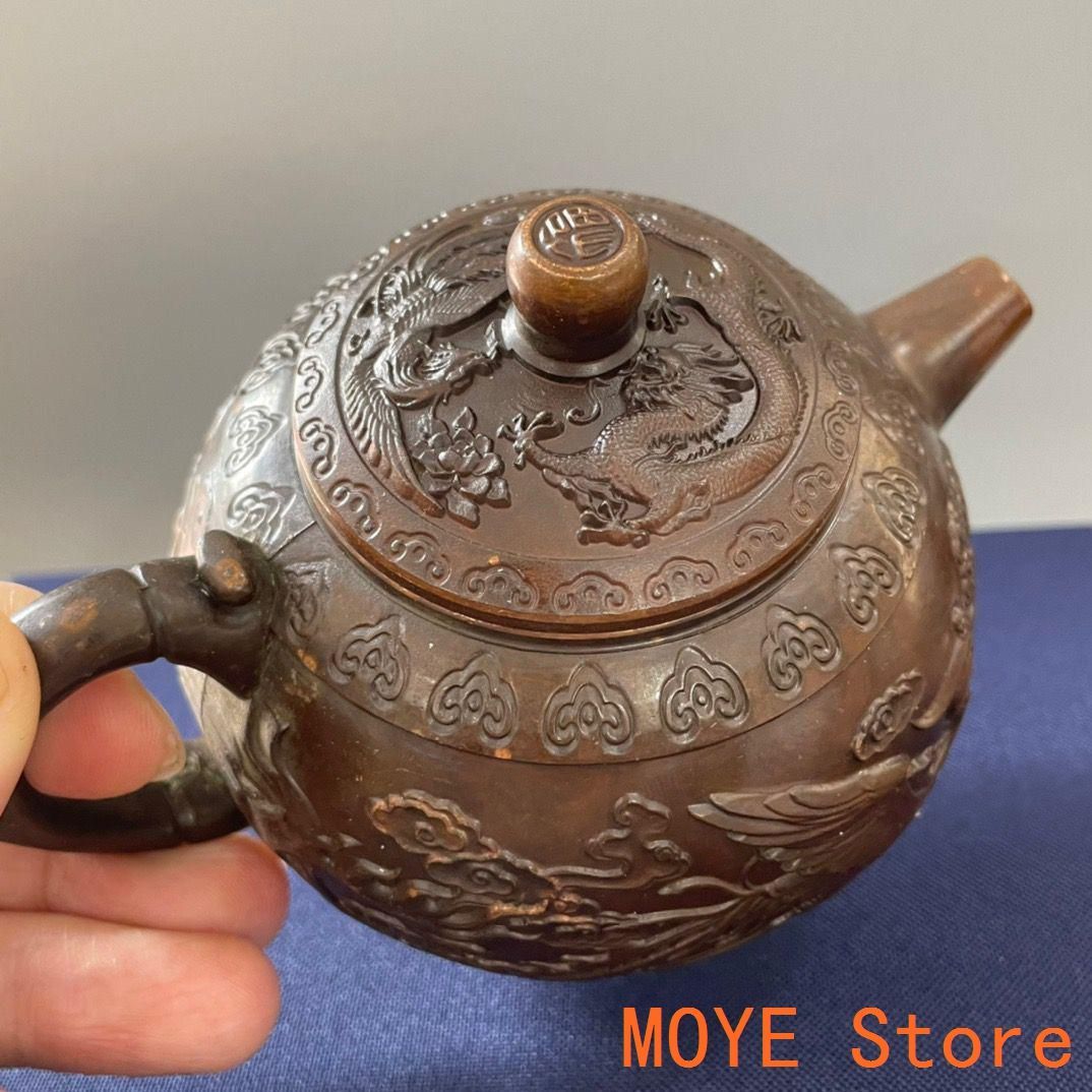 銅器  龍鳳茶壺  福字徳利  茶台  置物
装飾品  工芸品 銅器 龍鳳茶壺 福字徳利 茶台 置物 装飾品 工芸品 - メルカリ