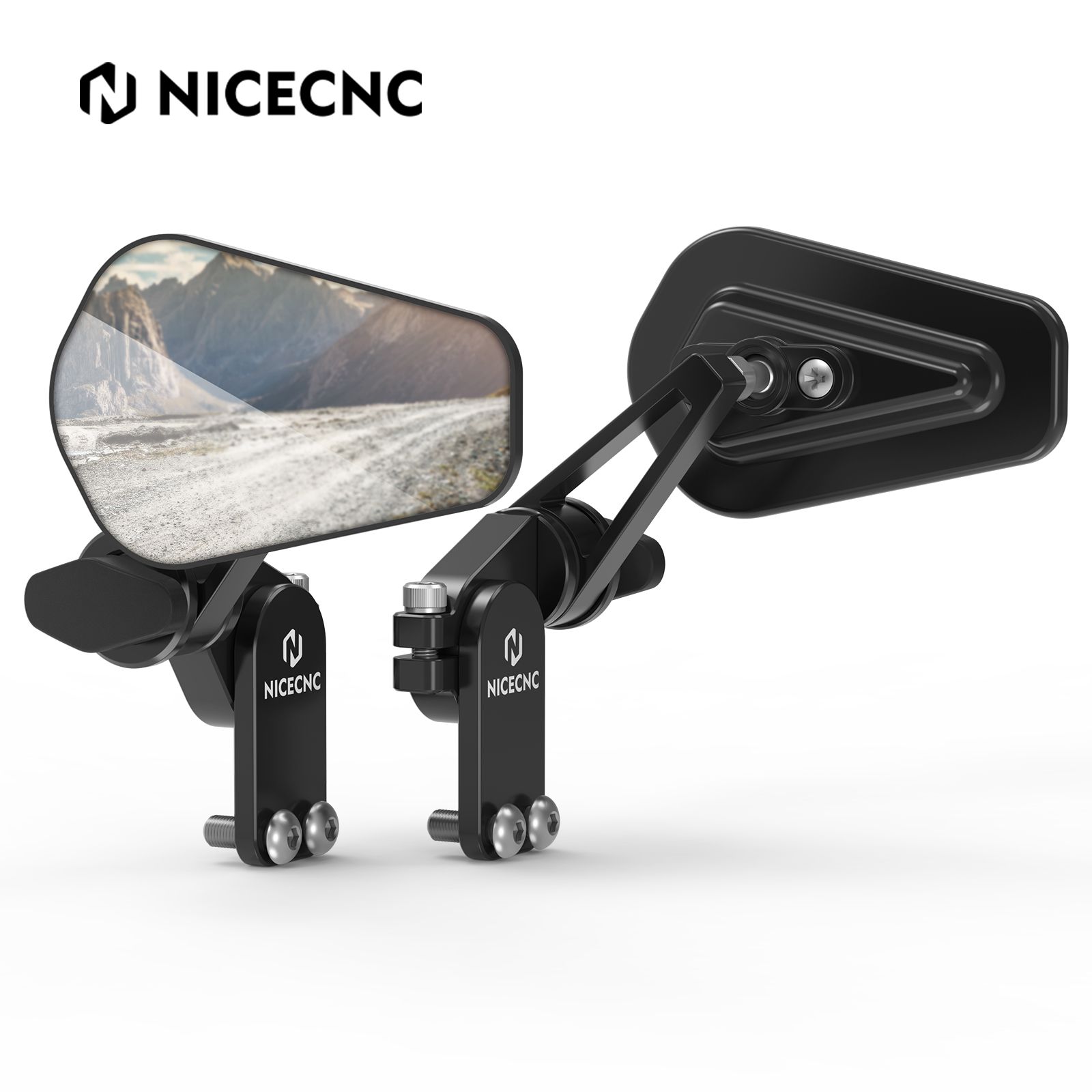 クイックフリップミラー リアビューサイドミラー KTM 690 SMCR