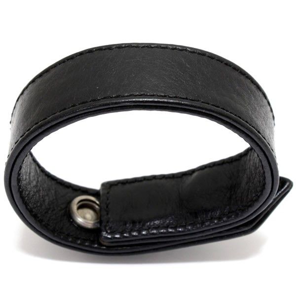 Chrome ファッション クロムハーツ レザー バングル 3ボタン2スナップ