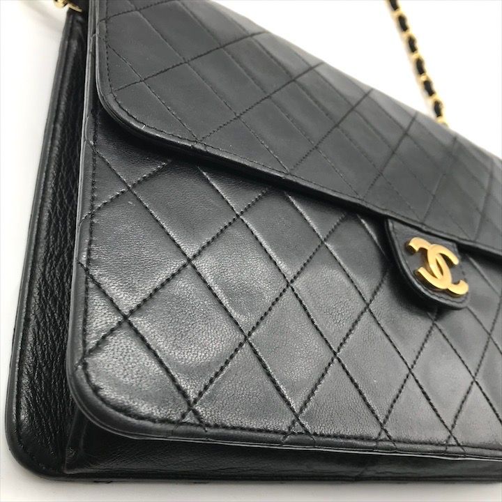 良品 CHANEL シャネル ココマーク マトラッセ ラムスキン