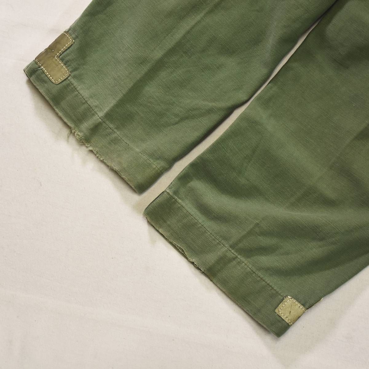 希少】 60s アメリカ軍 US ARMY 米軍 コットンサテン ベイカーパンツ 