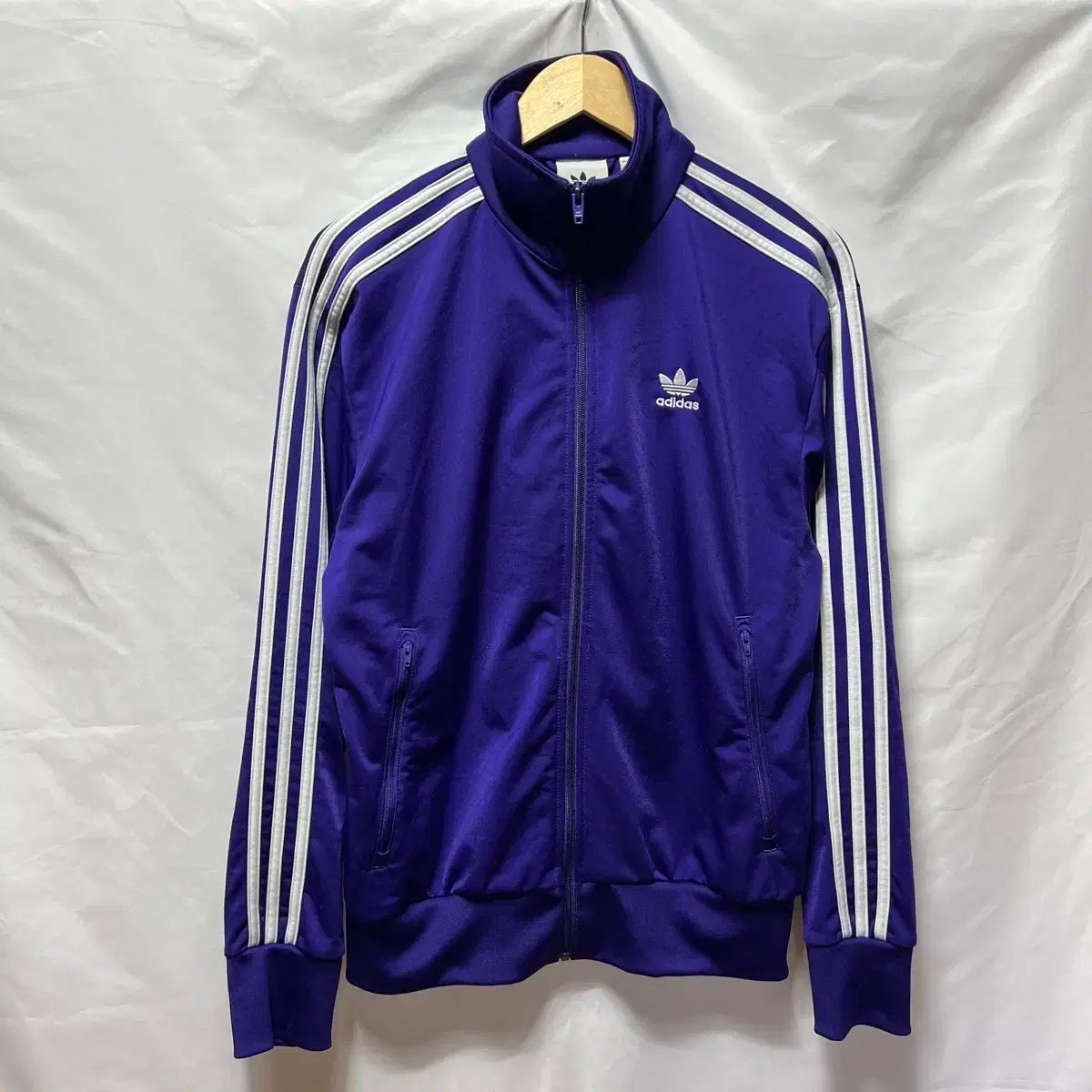 純正品| L adidas アディダス ファイヤーバード 紫 見よ トラックトップス ジャージ