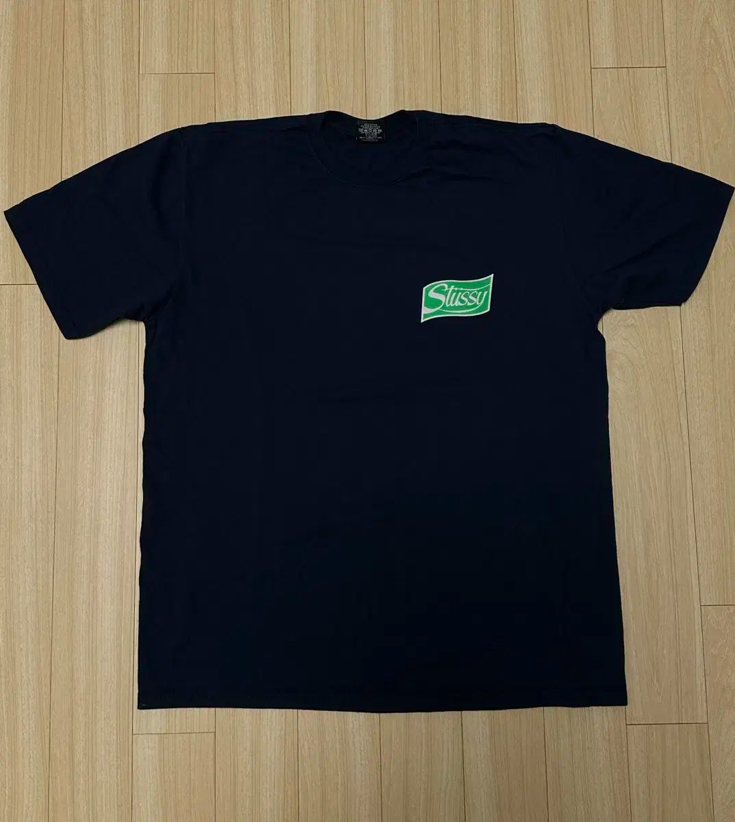 STUSSY ステューシー 半袖Tシャツ ネイビー L
