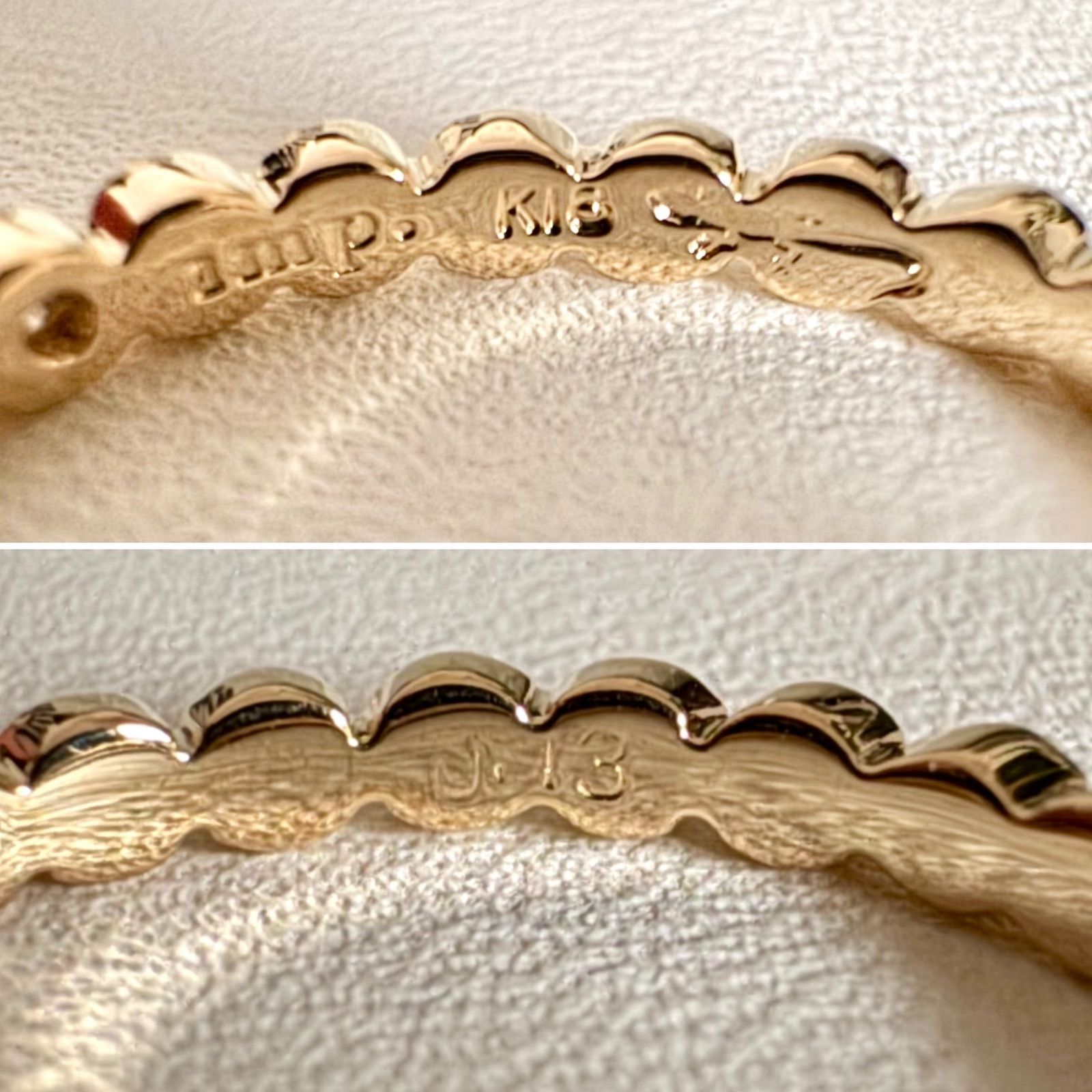 インプレッセ◇K18YG*11.5号*フルデザインダイヤモンドリング*指輪  