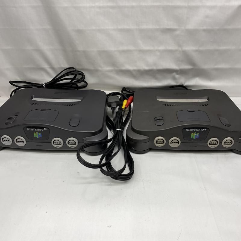 【中古】本体S）ｼﾞｬﾝｸ)ﾆﾝﾃﾝﾄﾞｰ64本体 2台 動作未保証[22]