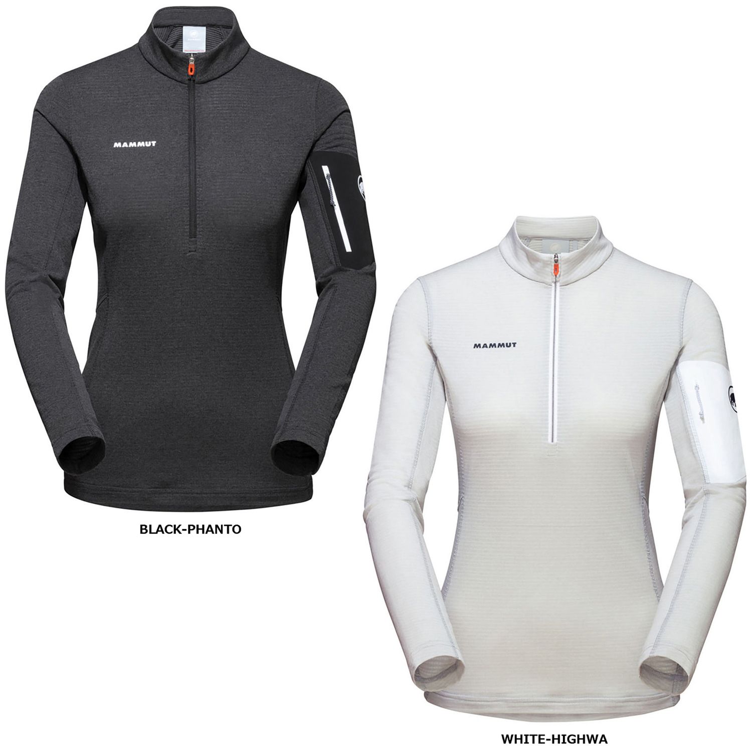 マムート MAMMUT アウトドア Aenergy Light ML Half Zip Pull Women 0468 WHITE HIGHWAY