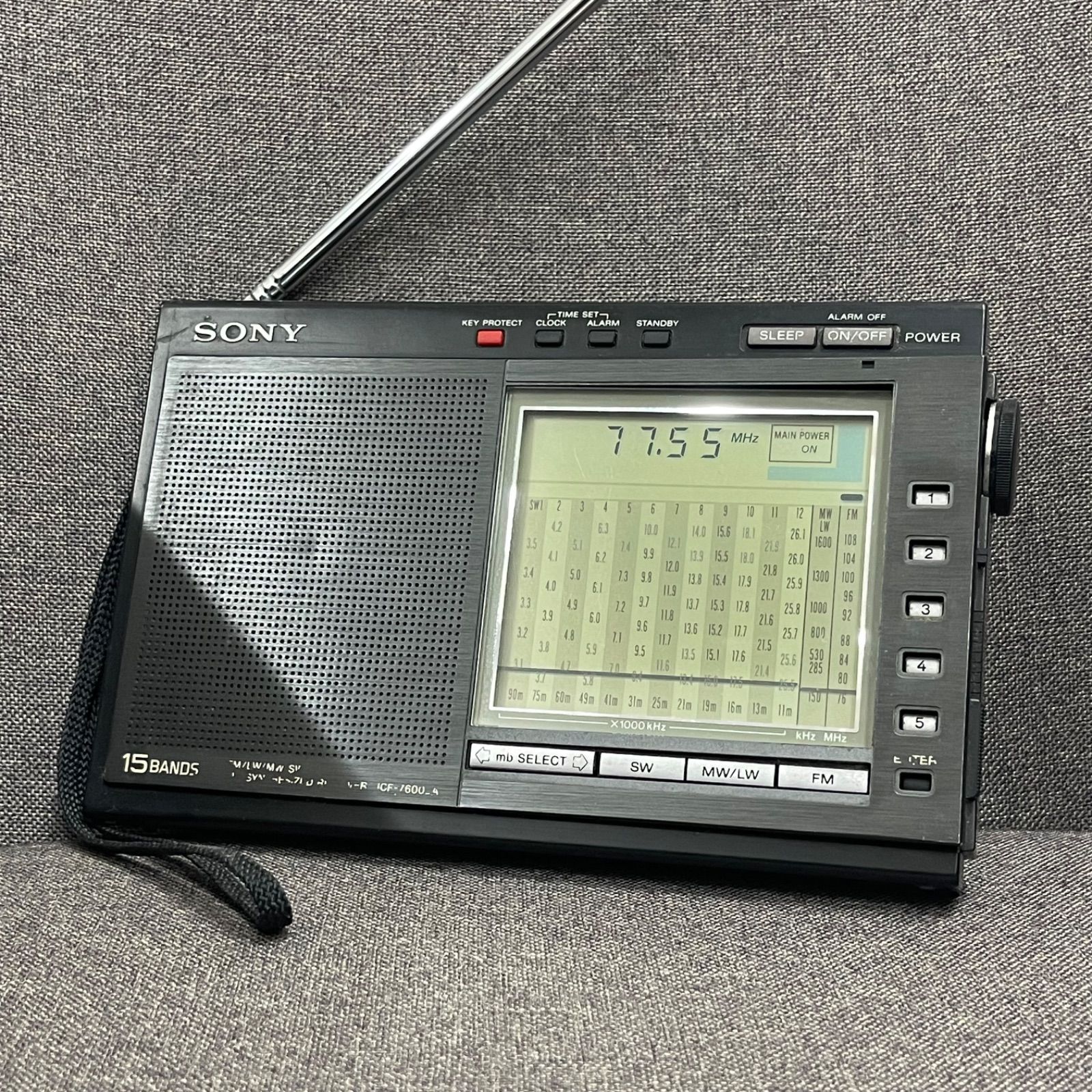 NPA】ジャンク SONY ソニー シンセサイザーレシーバラジオ ICF