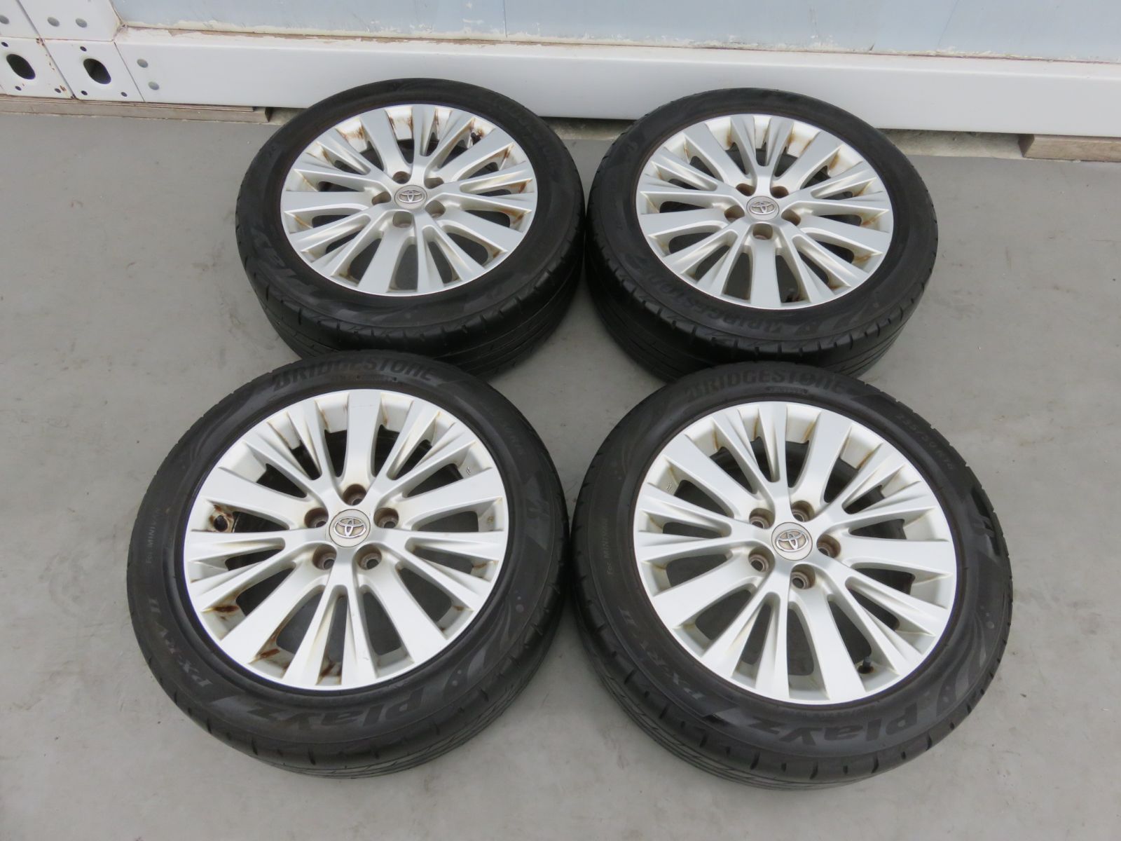 SFC2177 アルファード ヴェルファイア後期純正18インチ 18×7.5J 45 5穴 PCD114.3ホイールタイヤ 235 50R18 ANH20W ANH25WGGH20W GGH25W