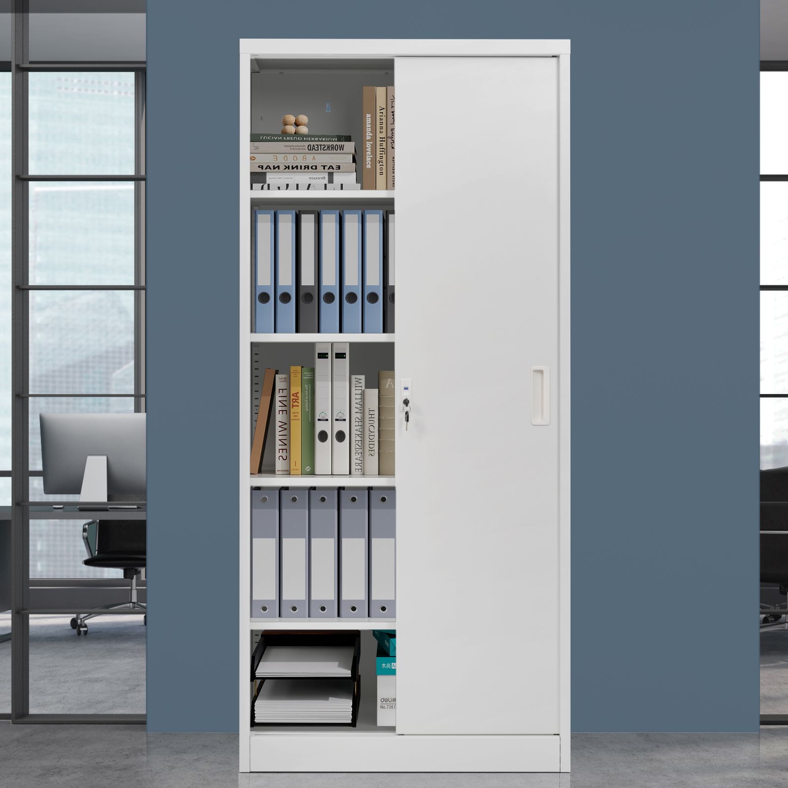 スチール書庫 引き戸タイプ 書類保管庫 収納 オフィス 書庫 可動棚 A4対応 Amazon.co.jp: スチール書庫 引き戸タイプ 書類保管庫 保管庫