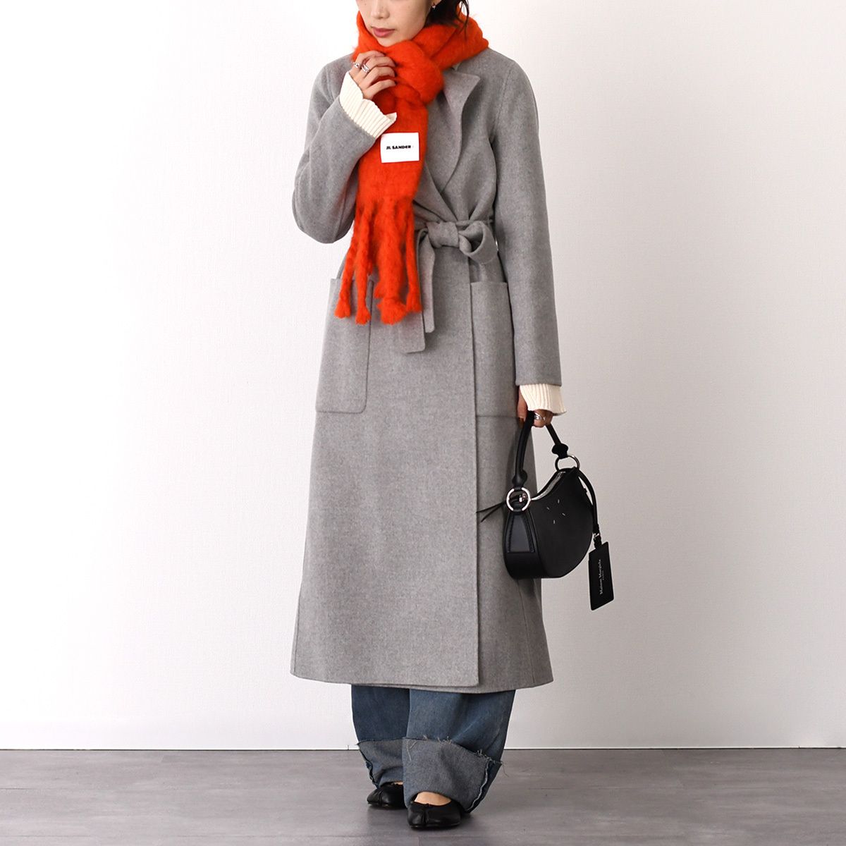 JILSANDER ジルサンダー ナローウールブレンド スカーフ - メルカリ