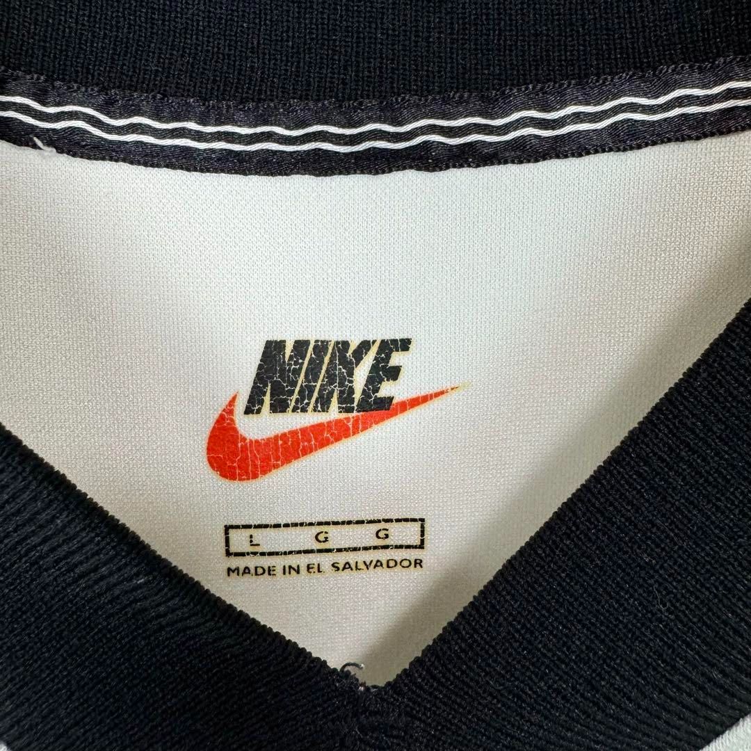 90s NIKE ナイキ 半袖 tシャツ vネック ゲームシャツ ワン