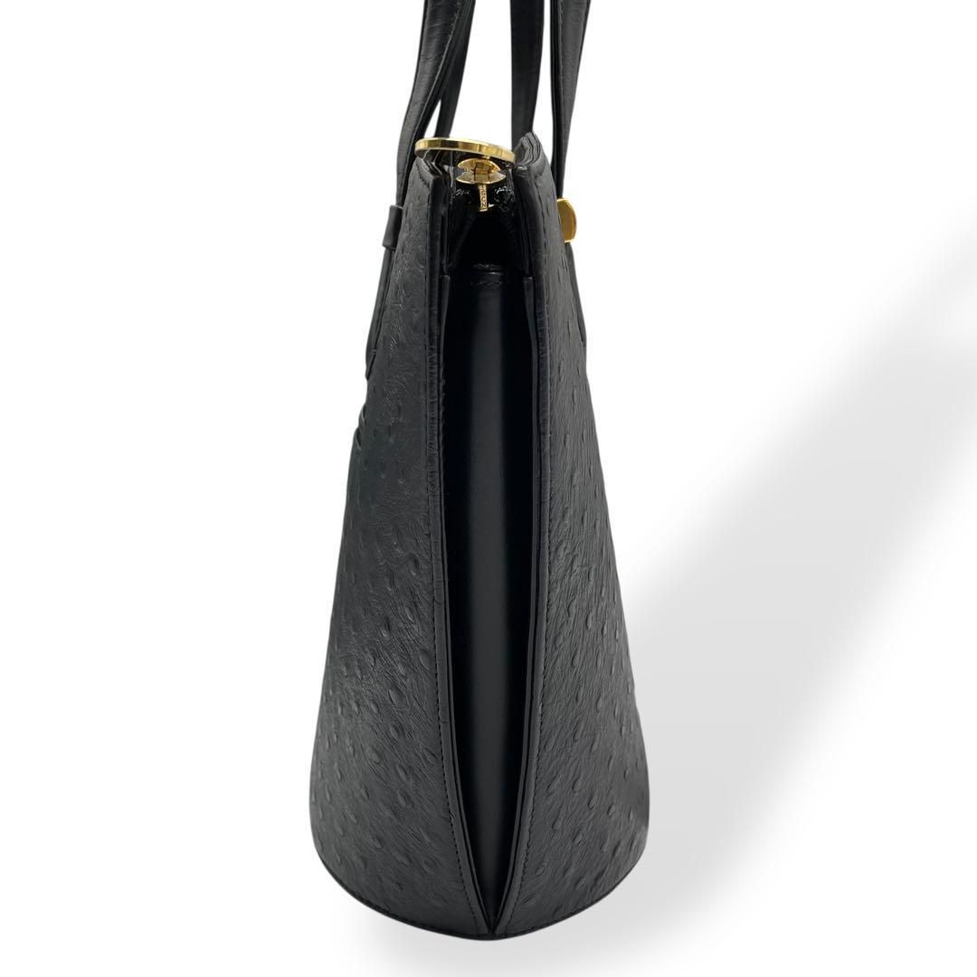 未使用級 極美品 HANAE MORI トートバッグ ハンドバッグ A4 黒 未使用級 極美品 HANAE MORI ハナエモリ 森英恵 トートバッグ