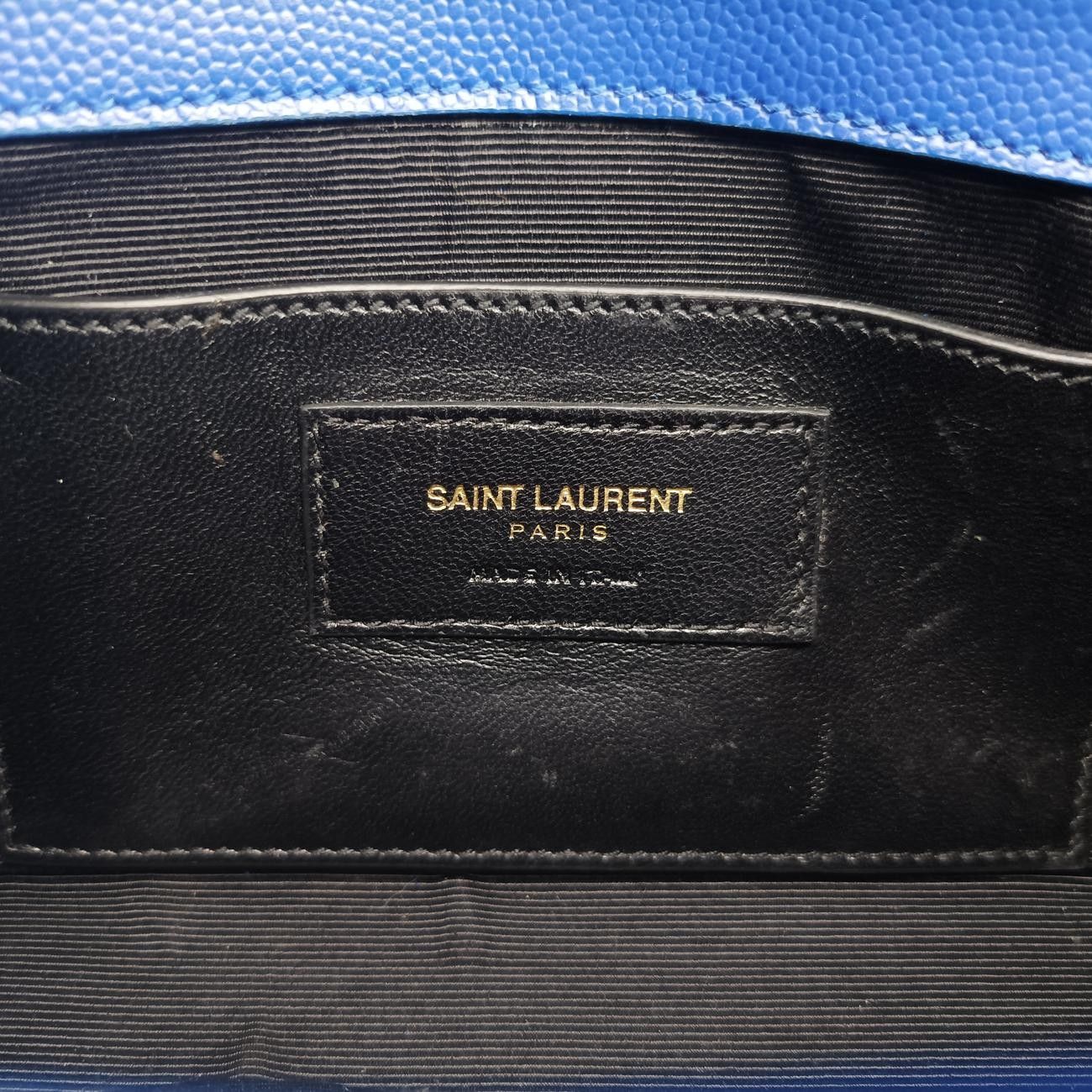 イヴサンローランYves Saint Laurentケイトブルーキャビアスキン354121PTR354121.0515 DECORATOM_COM_BR