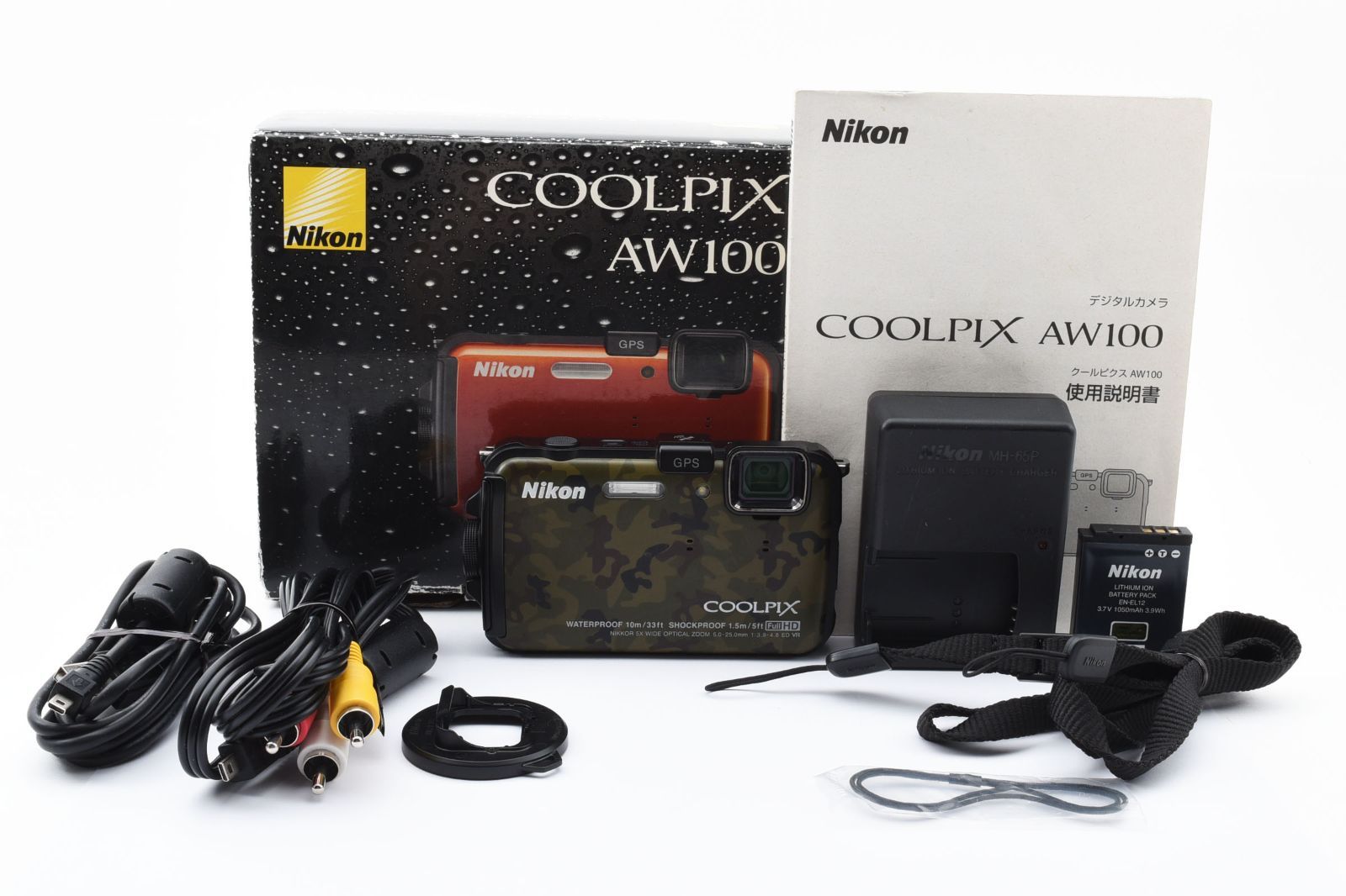 ☆良品☆ニコン Nikon COOLPIX AW100 フォレストカムフラージュ ☆元箱付属☆ L1530#1778 - メルカリ