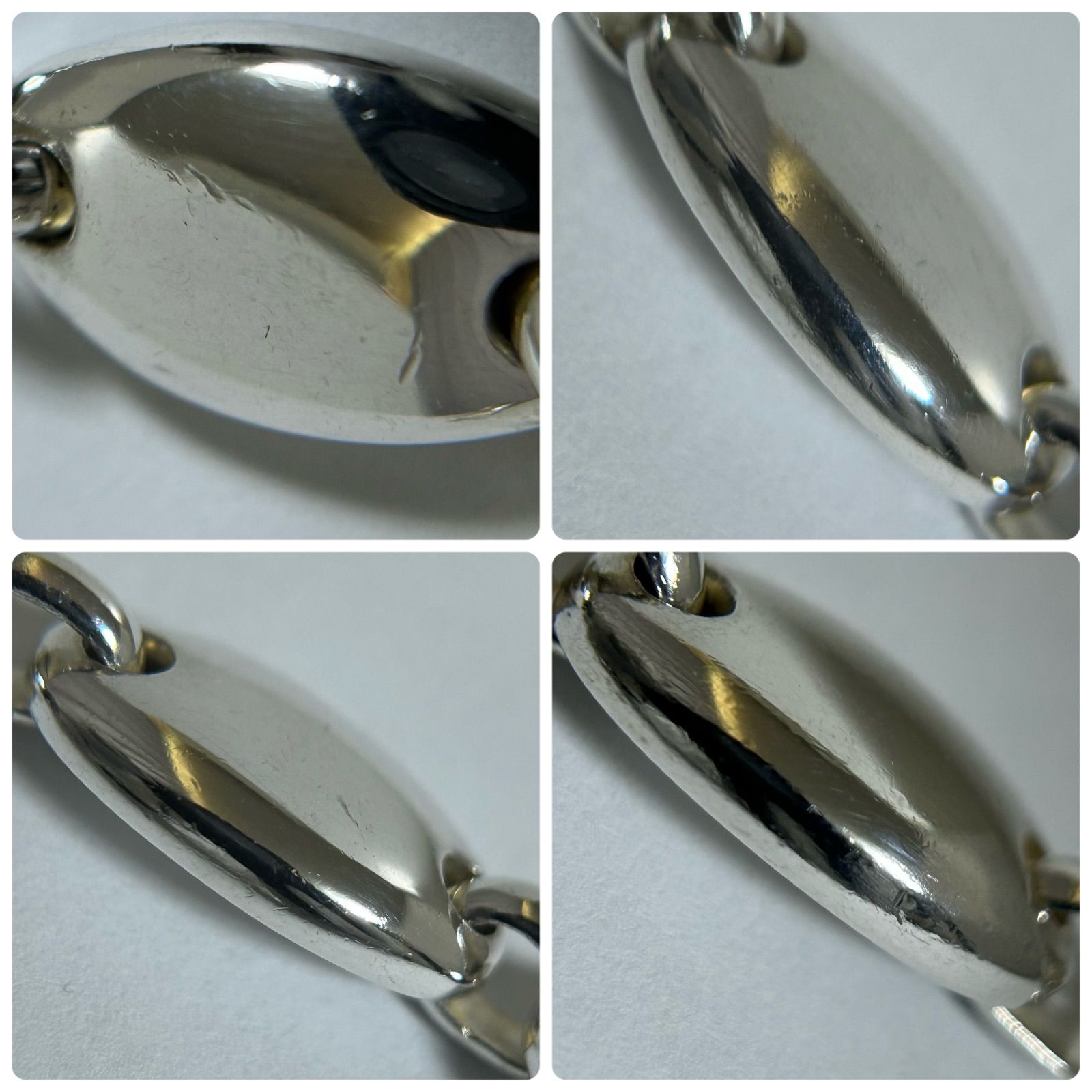 Tiffany ペブル　ブレスレット　ティファニー　ビンテージ　オーバル VINTAGE】TIFFANY&Co. ティファニー ぺブル リンク ブレスレット