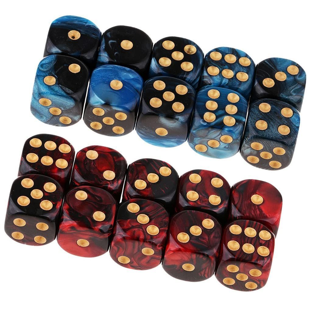 在庫処分】6面ダイス16mm Dungeons and D6サイコロ Dragons DND