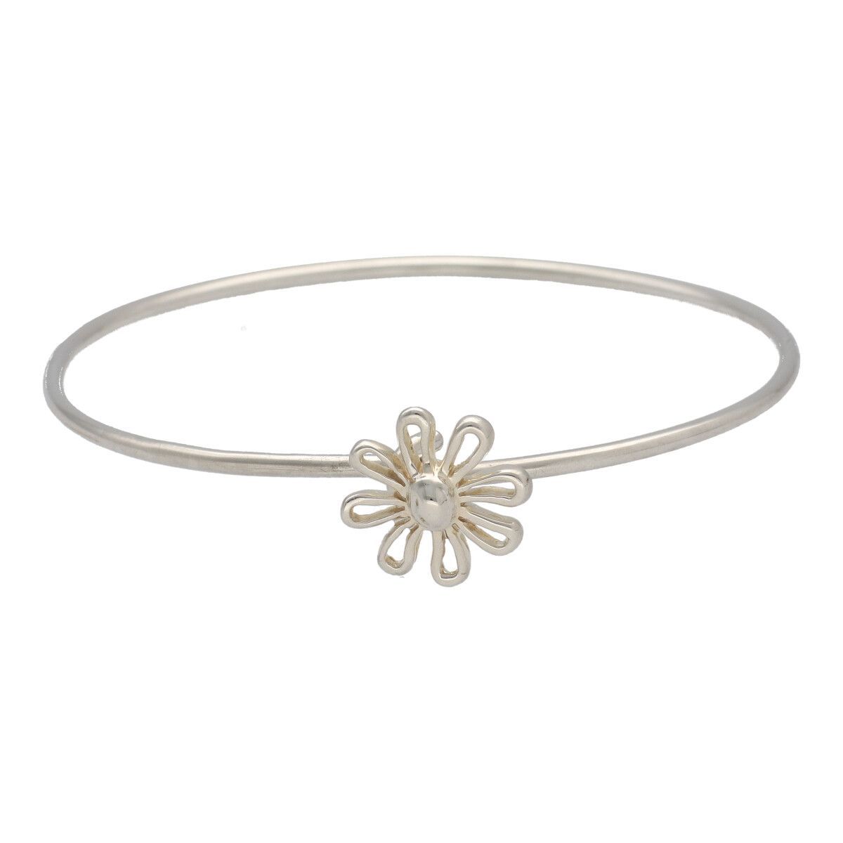 Tiffany ＆ Co. ティファニー パロマ ピカソ デイジー フワラー ブレスレット SV925 フック シルバー アクセサリー バングル レディース 25018660 AO