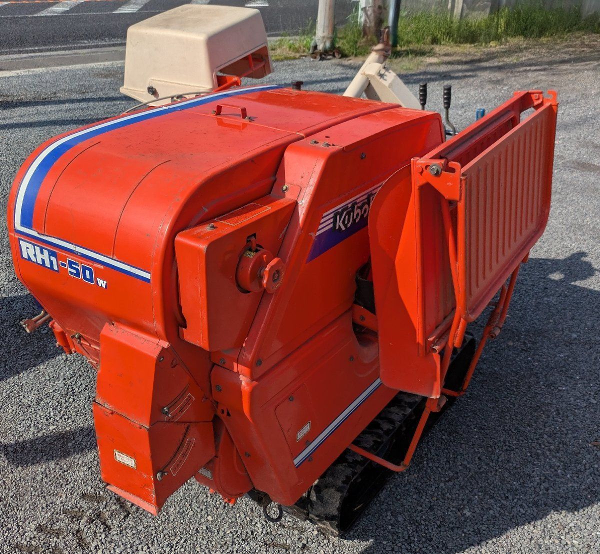 鹿児島発 クボタ ガソリンエンジンハーベスタRH1-50ｗ 動作品 引き取りできる方