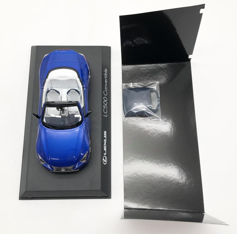 新品 京商 1/43 レクサス LC500 コンバーチブル ミニカー 左ハンドル