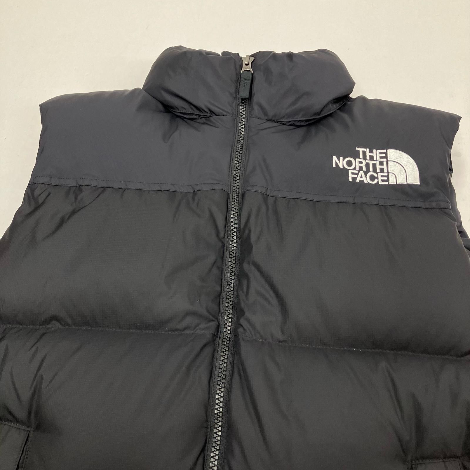 Lノースフェイス600フィルブラック黒ダウンベストパーカーNORTHFACE