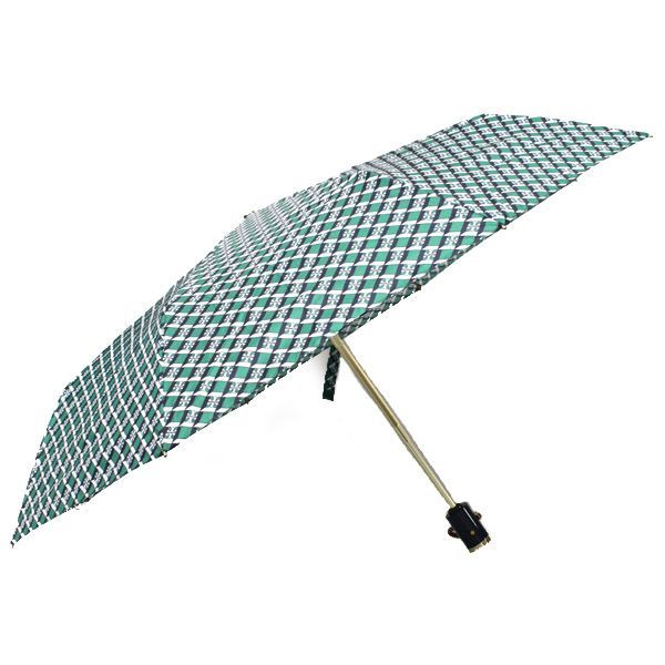 トリーバーチ 小物 TORY BURCH ロゴ アンブレラ 折りたたみ傘 グリーン