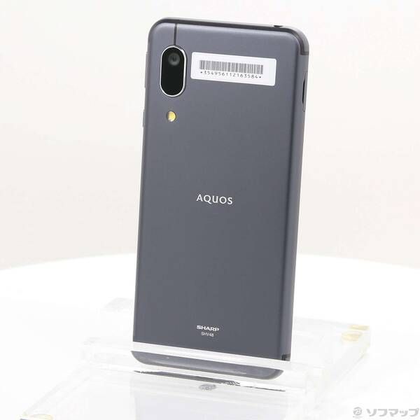 中古品〕 AQUOS sense3 basic 32GB ブラック SHV48SKU UQ mobile