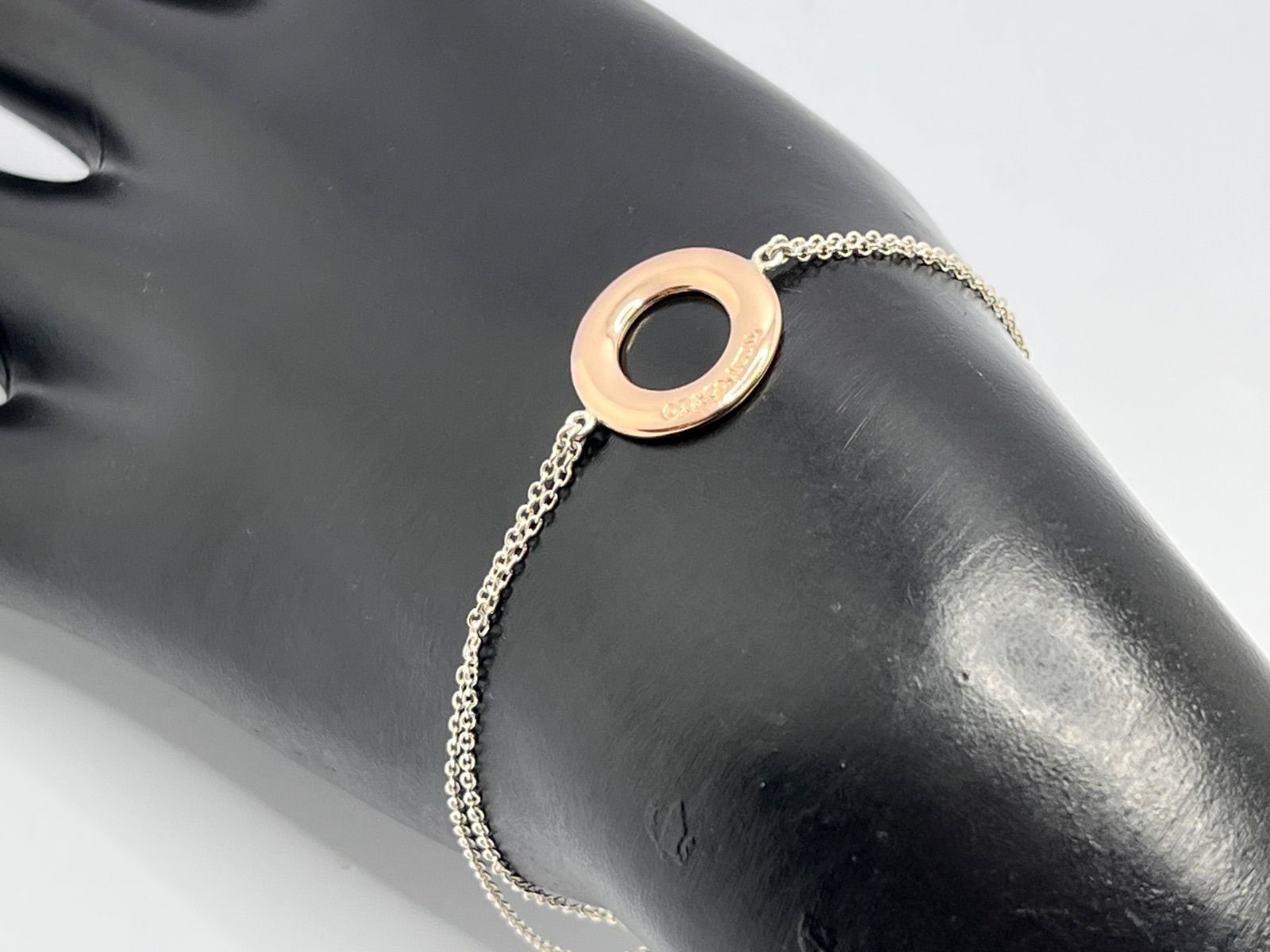 美品TIFFANY&Co. 1837 サークル ブレスレット　ルベドメタル a084 美品 Tiffany&Co. ティファニー 1837 サークル ルベド メタル