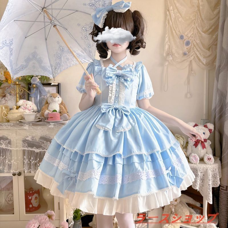 Lolita洋装 短袖OPワンピース
