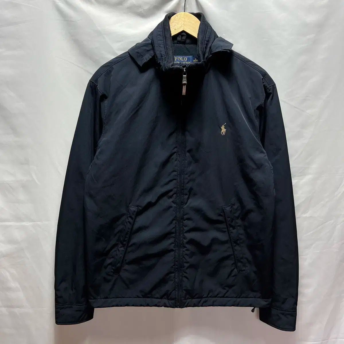 純正品| M ポロ Ralph Lauren ラルフローレン ネイビー ブルゾン ジャケット