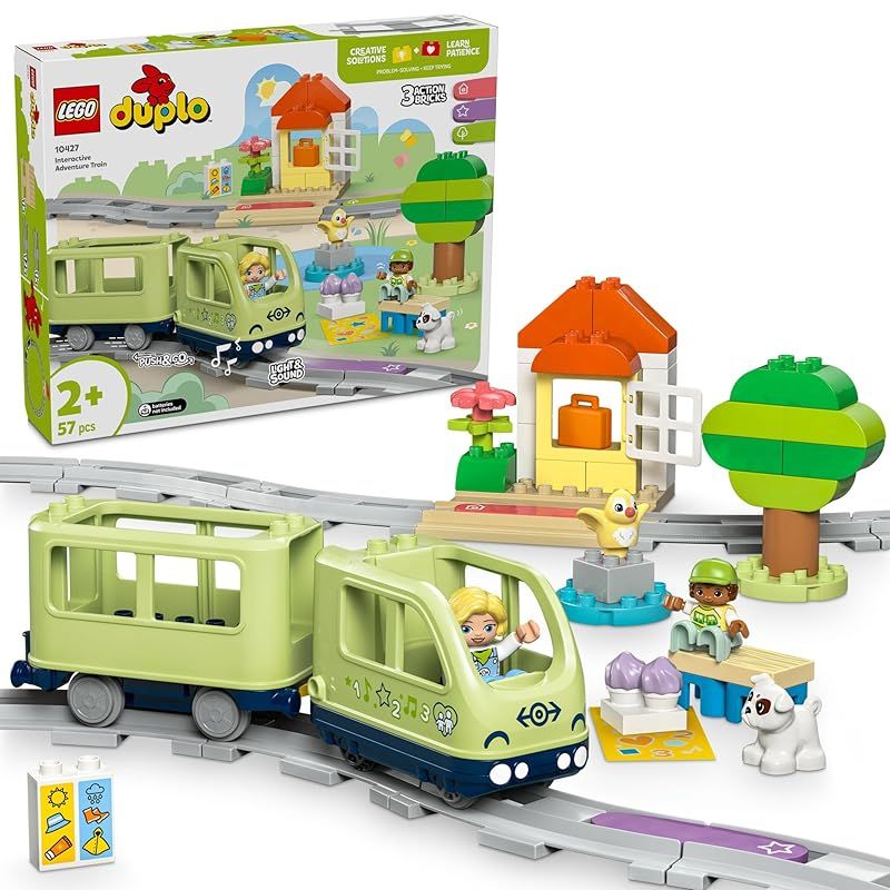 新着商品 レゴ LEGO デュプロ デュプロのまち ぼうけんトレイン おもちゃ 玩具 誕生日 プレゼント ブロック 知育男の子 女の子 子供 1歳半 2歳 4歳 幼児 ごっこ遊び おままごと 電車 乗り物