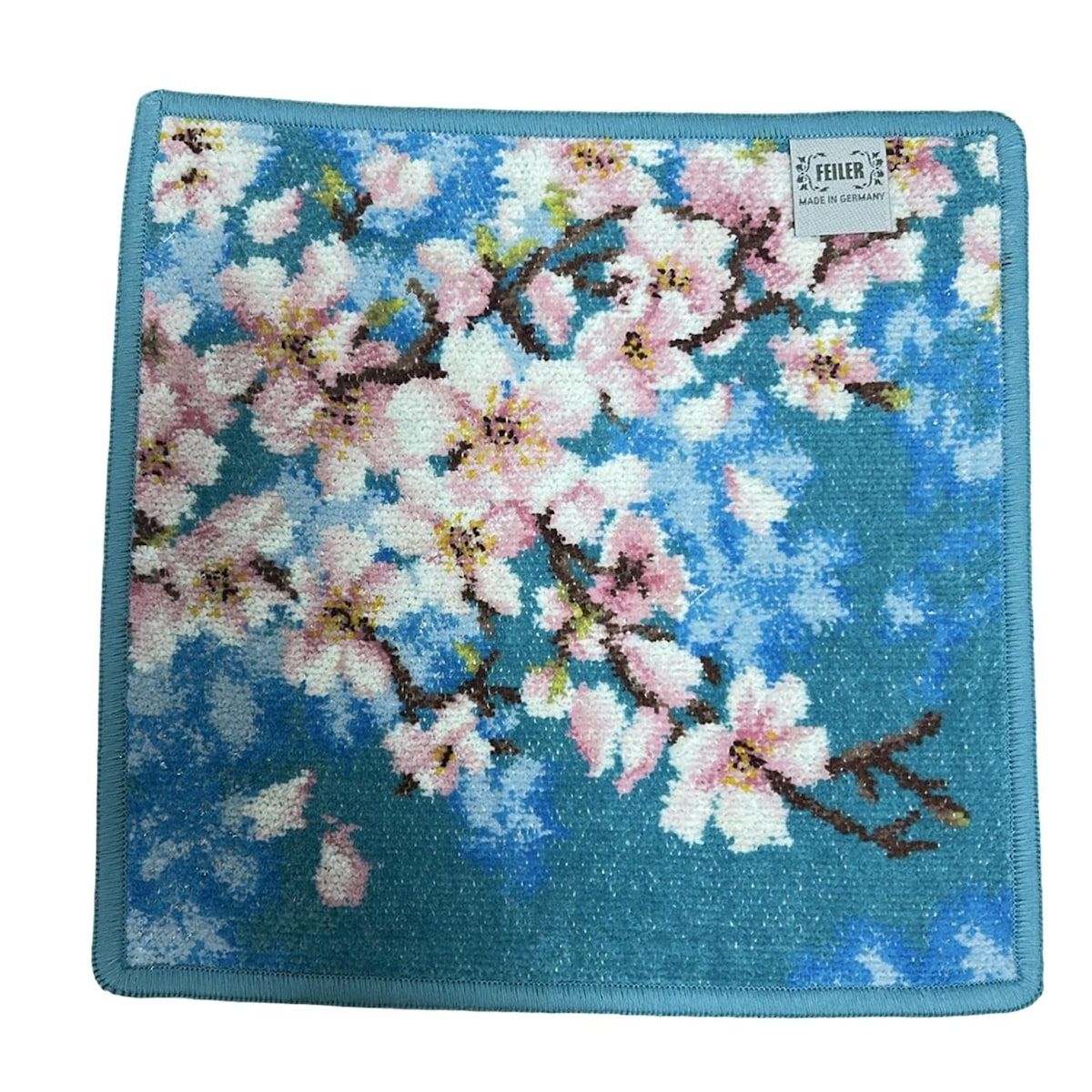 FEILER(フェイラー) 小物新品同様 - ターコイズブルー×ピンク