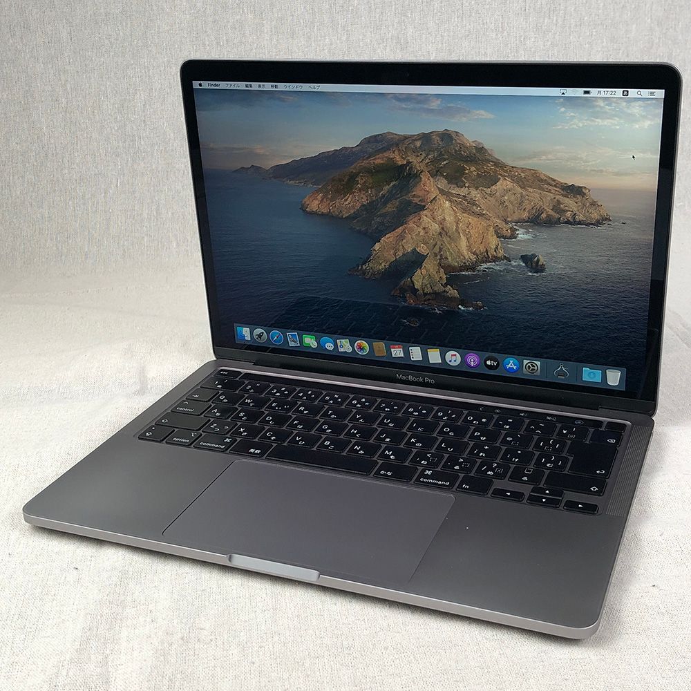 【本体のみ】Apple MacBook Pro (13インチ， 2020， Thunderbolt 3ポート x 2)【Touch Bar・i5・16GB・256GB】A2289 EMC3456/LT-250165（258162）
