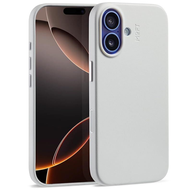 MOFT 公式直営店 iPhone 16 ケース MagSafe 対応 カメラコントロール全面保護版ケース MOVAS レザーケース 高耐久 MOFT スマホケース 強力磁力 軽量 ワイヤレス充電対応 1.5m落下防止 色褪せにくい 高反発ボタ 1