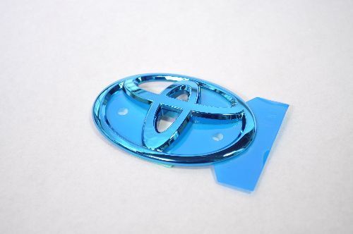 ＧＲＸ１３０マークＸ リアトヨタマーク ブルーメッキエンブレム INVENTER/grow/メッキ/ブラッククローム/ゴールド/車エンブレム/車パーツ/