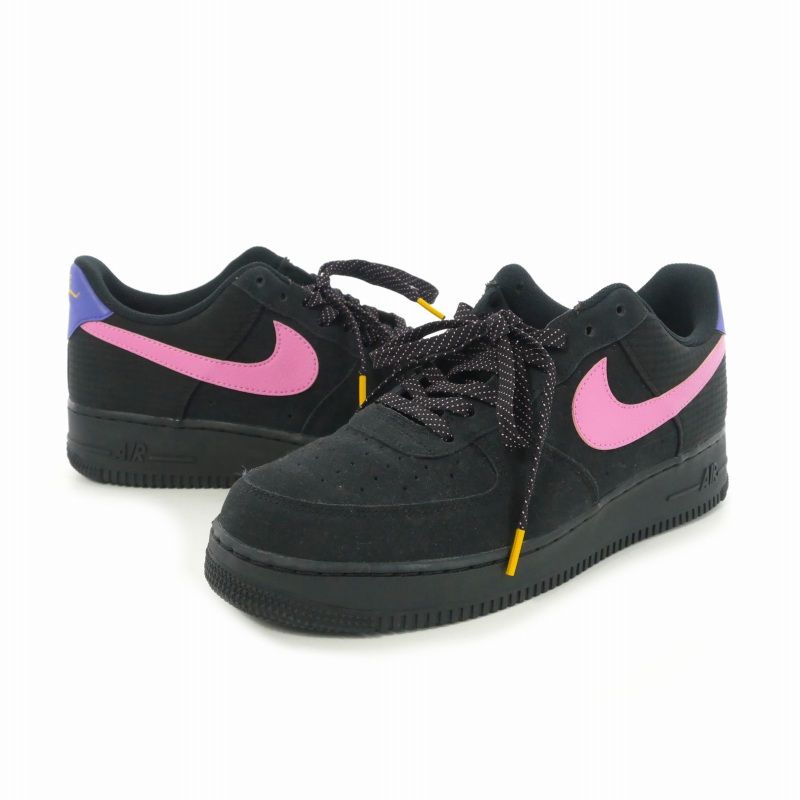 ナイキ NIKE Air Force 1 Low '07 LV8 2 Black エアフォース1 ロー スニーカー 靴 28.5 US10.5 ブラック 黒 ピンク CD0887 001