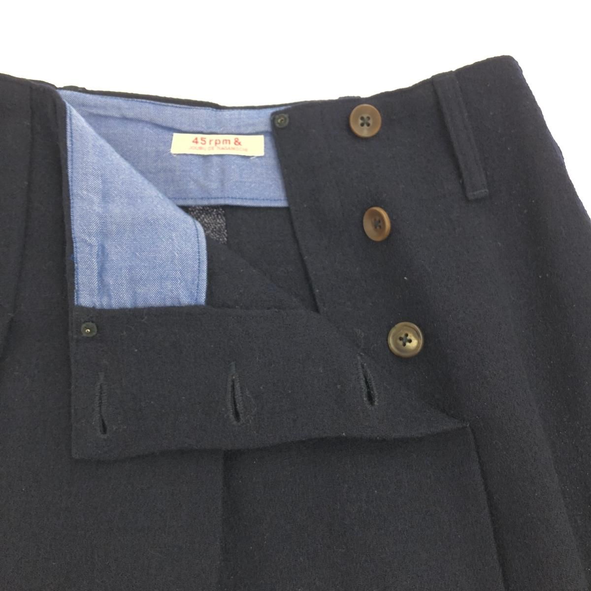 45rpm フォーティーファイブアールピーエム プリーツ スカート サイズ