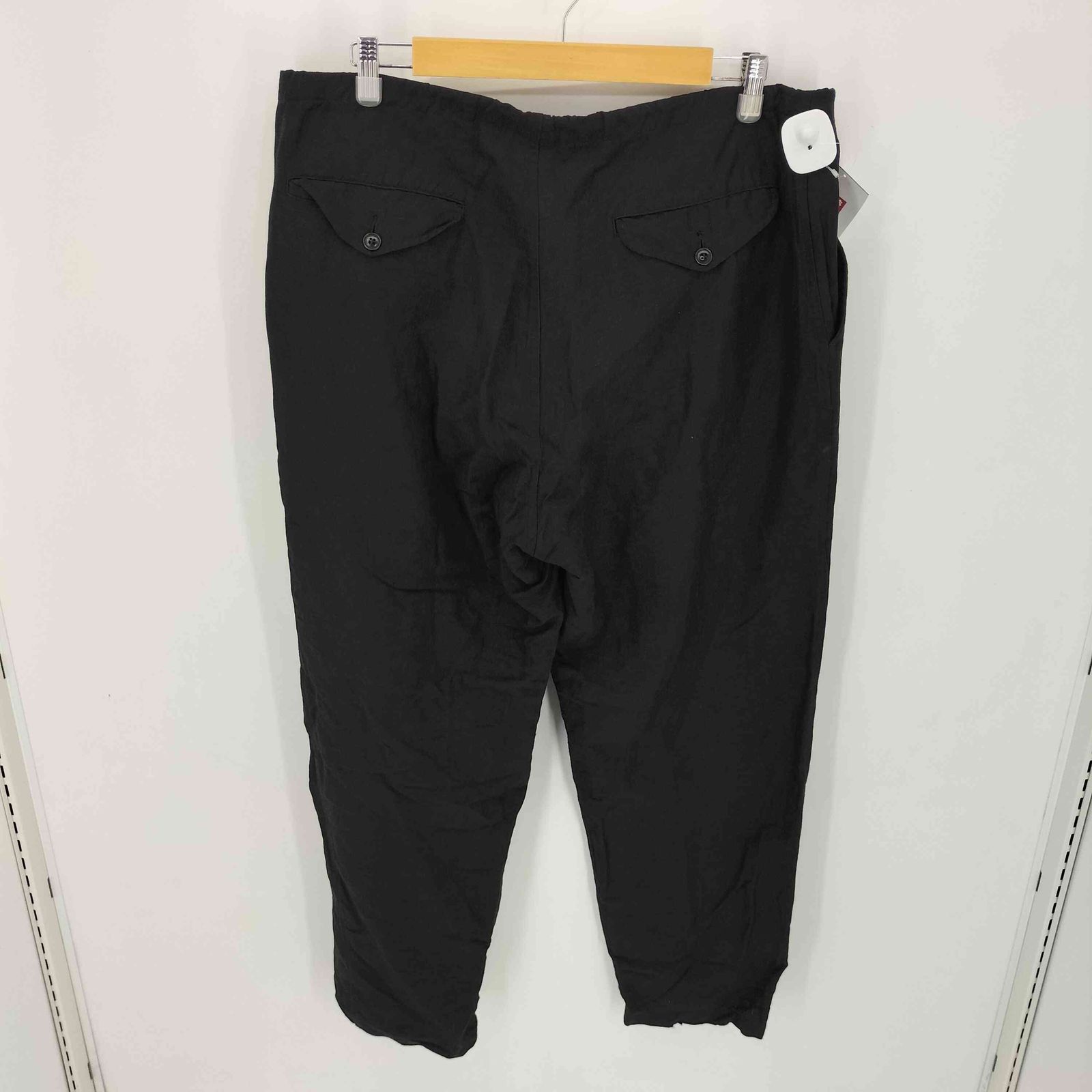 コモリ COMOLI 20SS ヴィスコースリネン ドローストリングパンツ