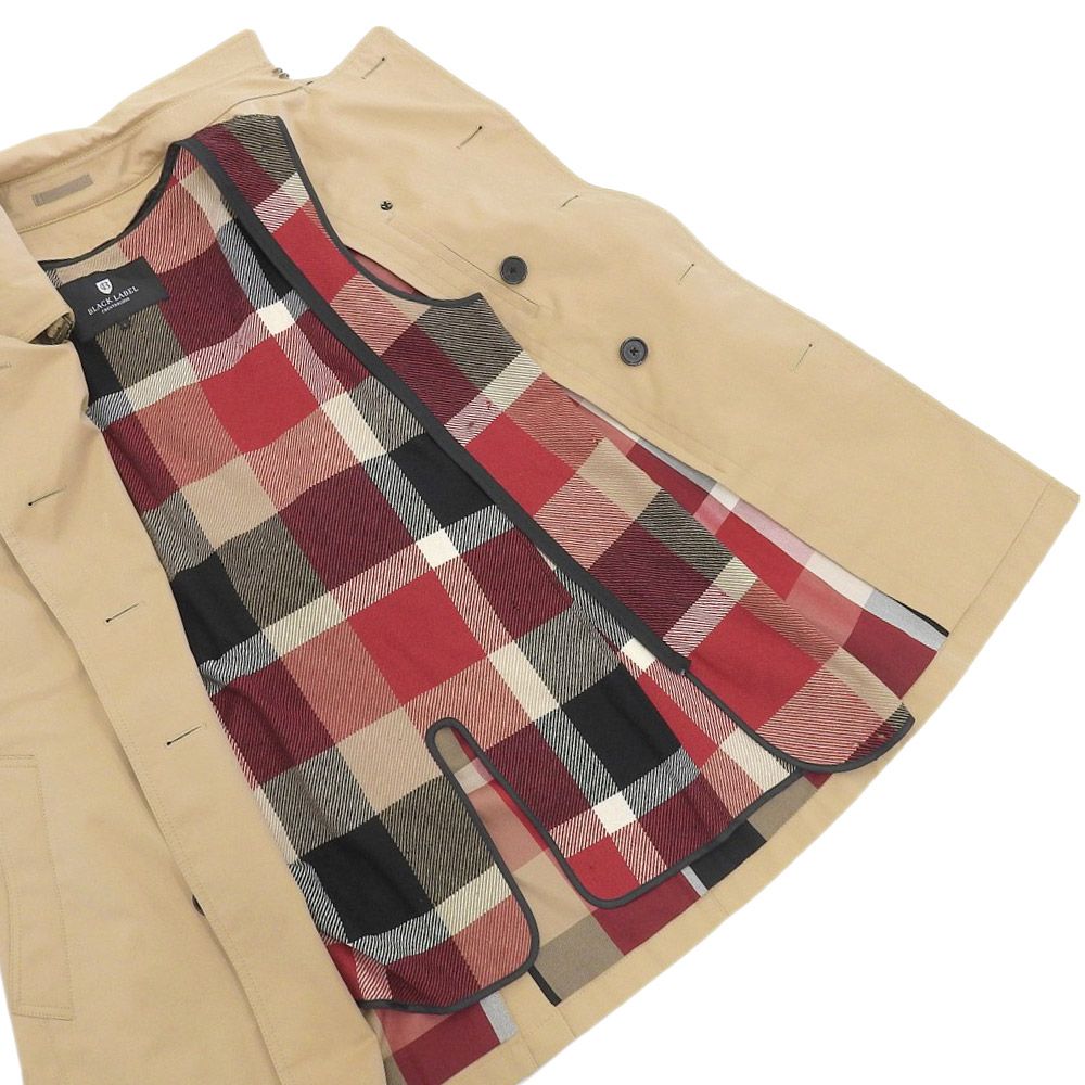 本物保証】 超美品 バーバリー ブラックレーベル BURBERRY BLACK LABEL 