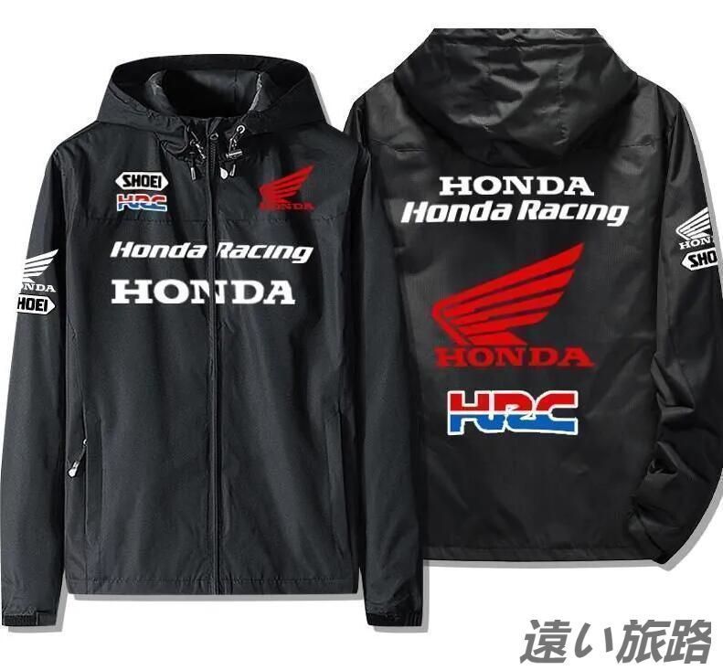 ホンダ Honda HRC スレーシング ジャケット バイクウエアグッズ 長袖ジャケット 防風 冬服 秋冬新品