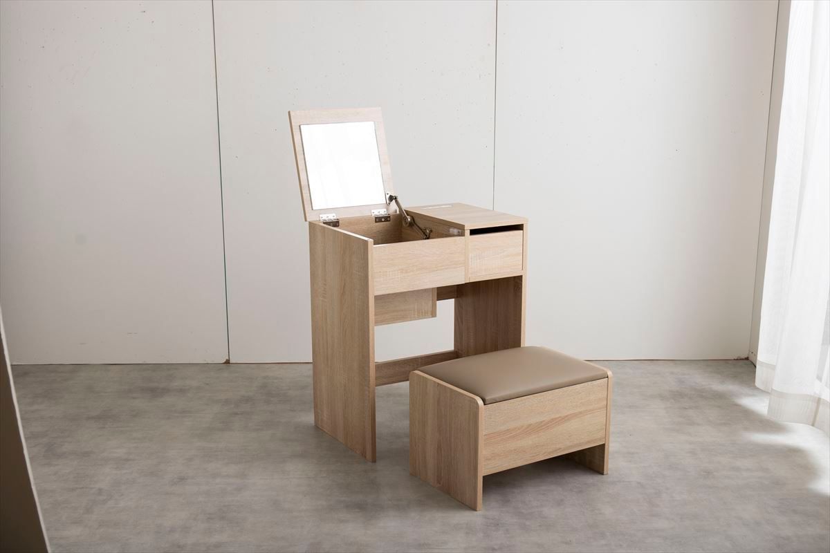 販売済み ♪コンパクトドレッサー［幅50cm］ Qure おしゃれ ドレッサー