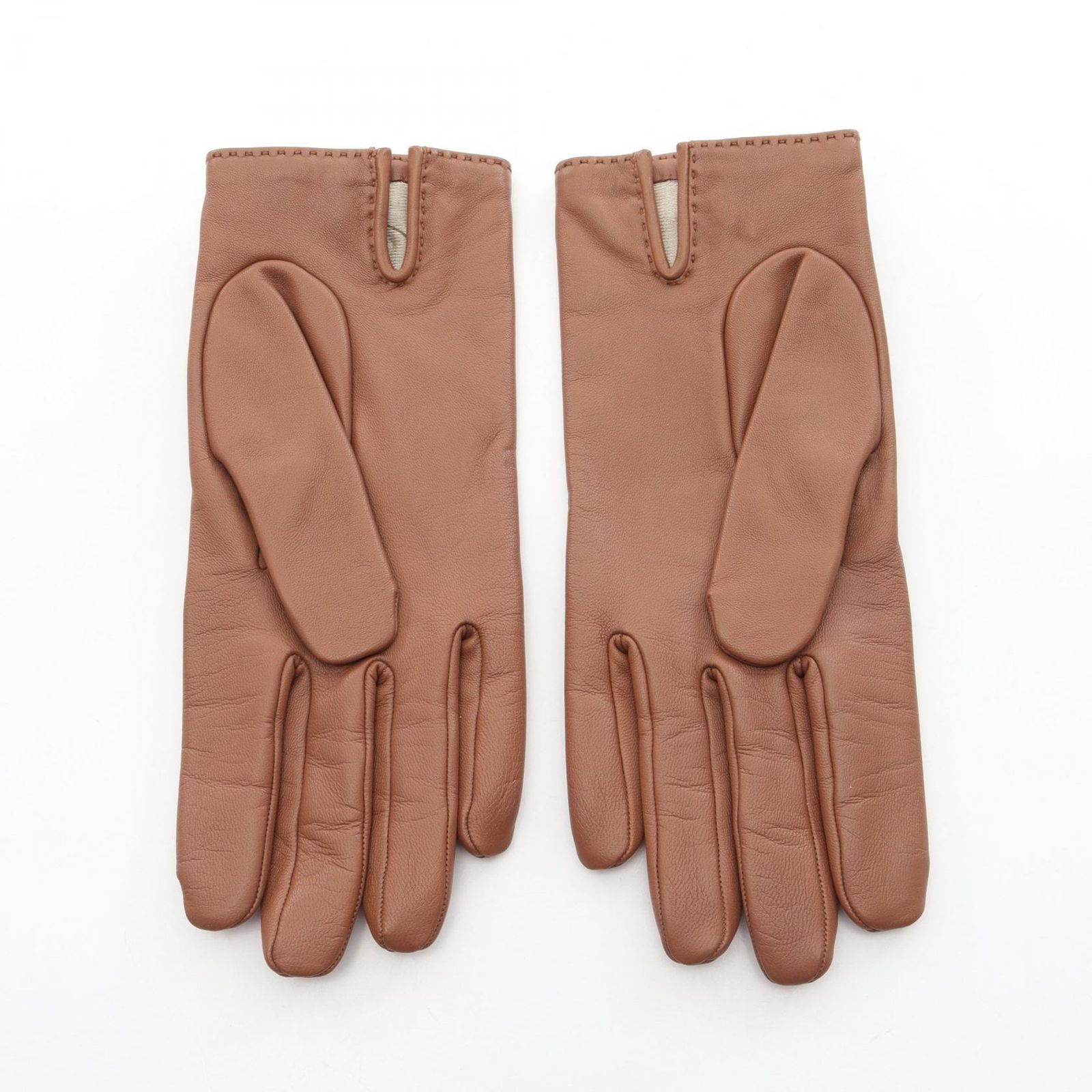 エルメス HERMES 手袋 ケリー ラムスキン 羊革 グローフ レディース