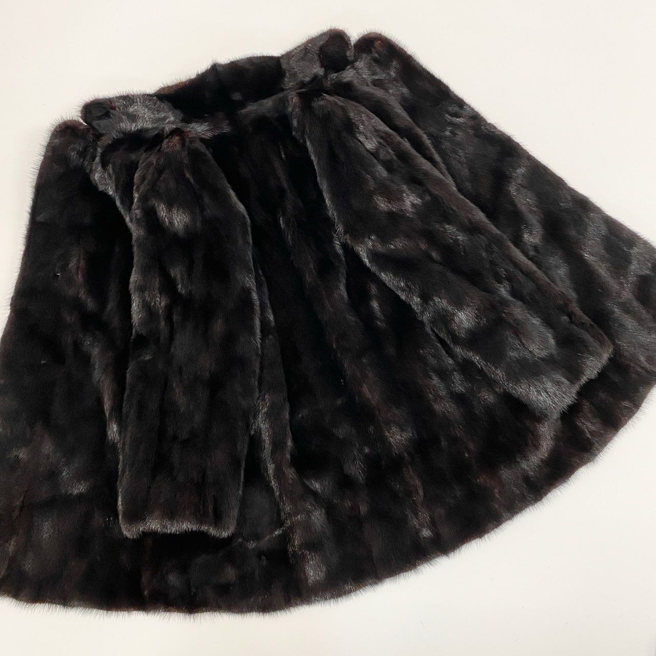 EMBA ミンク　毛皮コート　ブラック F702/