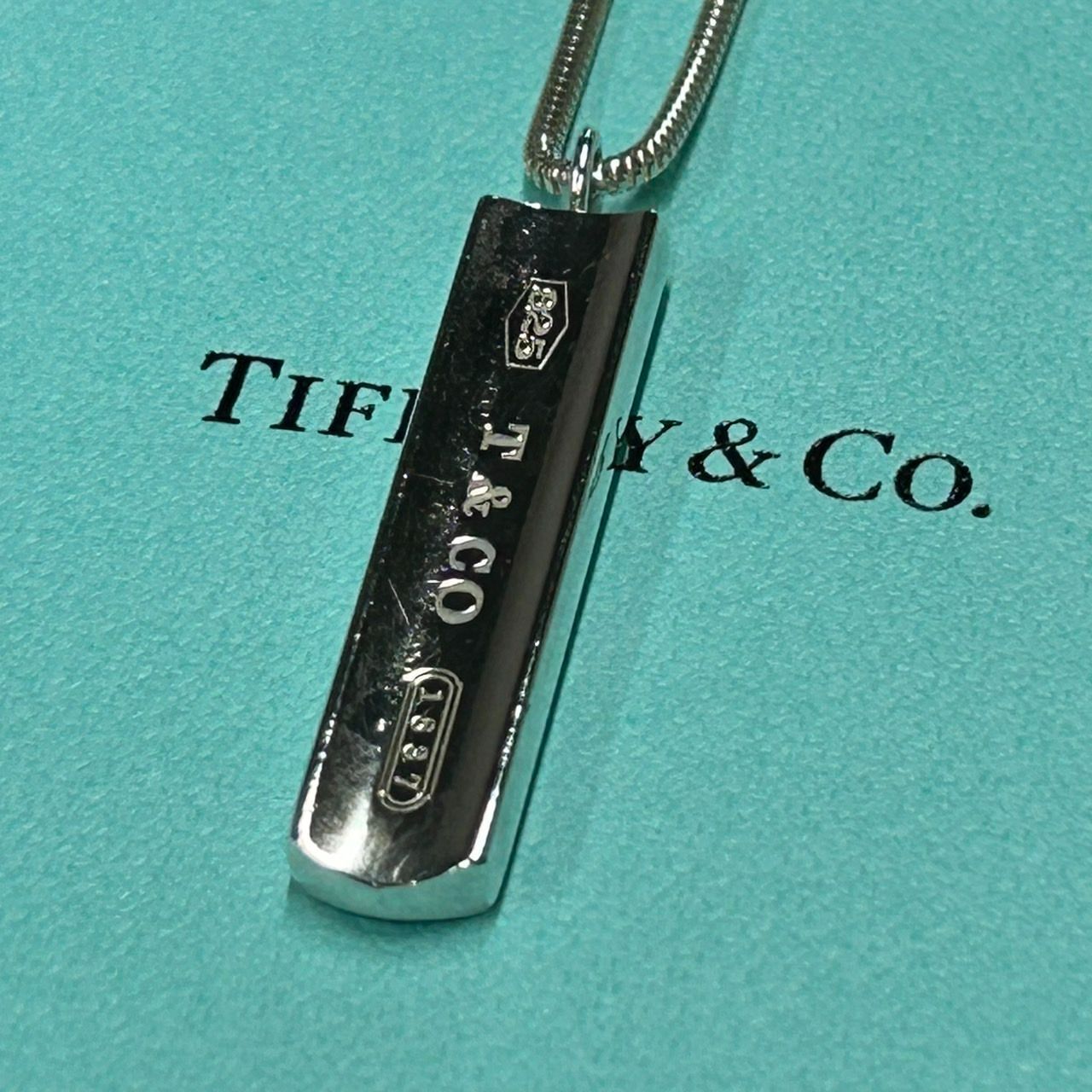 TIFFANY&Co. ティファニー ナローバー ネックレス 1837 SV925