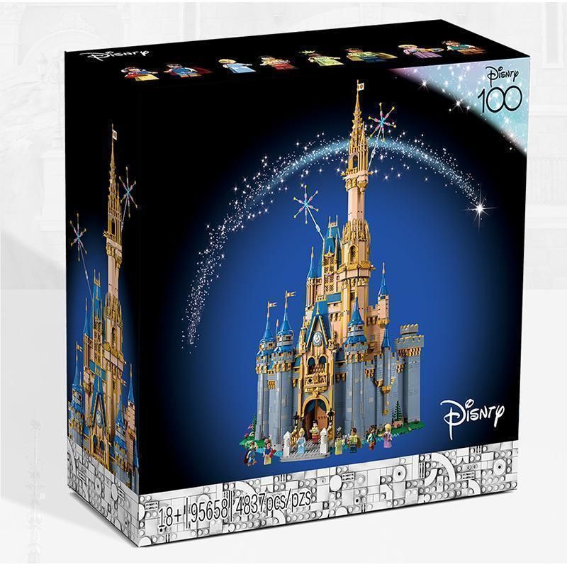 ディズニープリンセス シンデレラ城 レゴ互換ブロック 100周年記念 大型