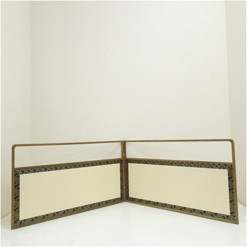 独楽繋文風炉先屏風 茶道具 おしゃれ パーテーション ついたて 和風 間仕切り 茶道 アンティーク インテリア レトロ