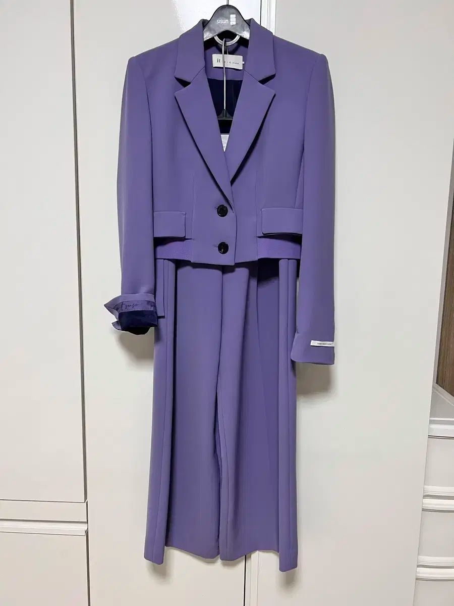 itMICHAA イッミシャ 紫 スーツ セットアップ 44