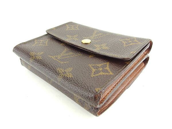 ルイ ヴィトン Wホック財布 三つ折り財布 ポルトモネビエカルト