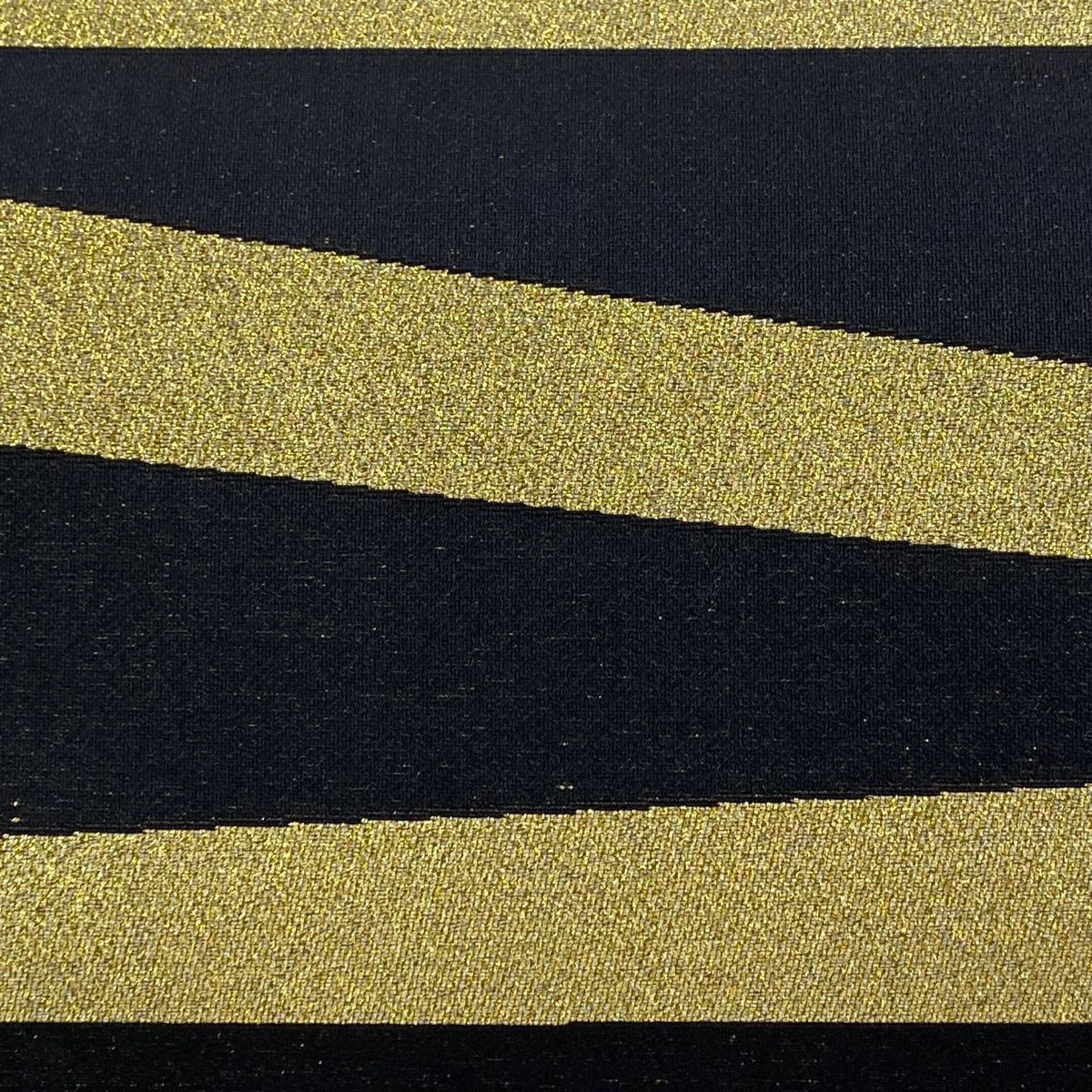 美品】 袋帯 秀品 幾何学模様 金通し 箔 黒 六通 正絹 【中古】 - メルカリ